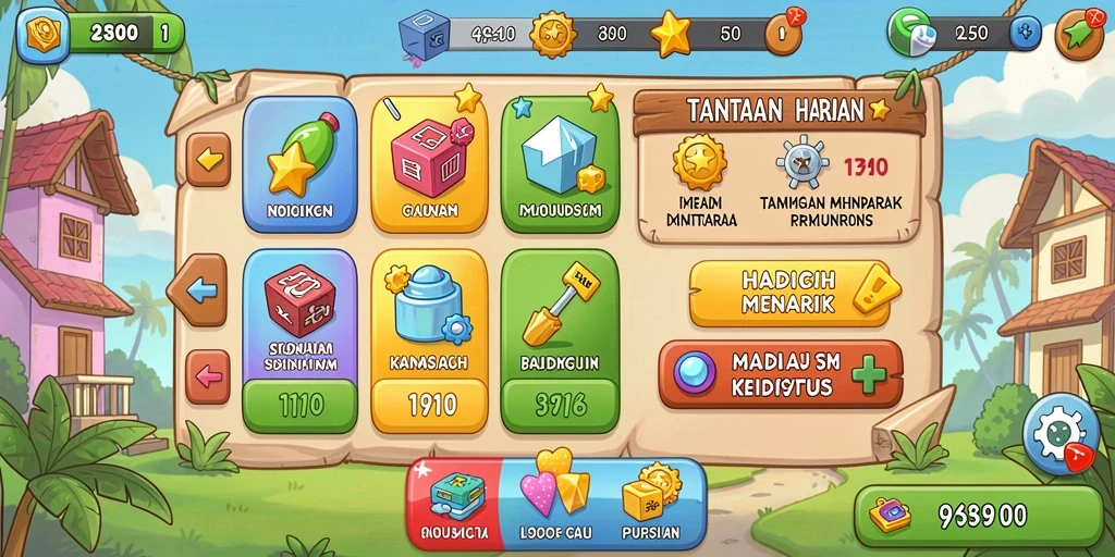 Tampilan awal yang menawan dan menggoda.