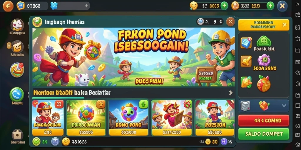 Tampilan awal aplikasi yang menarik dan user-friendly.
