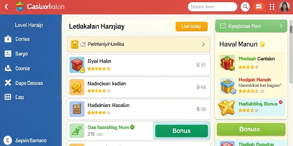 Tampilan antarmuka yang menarik dan mudah digunakan.