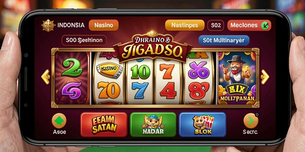 Antarmuka permainan slot yang menarik dan mudah dinavigasi.