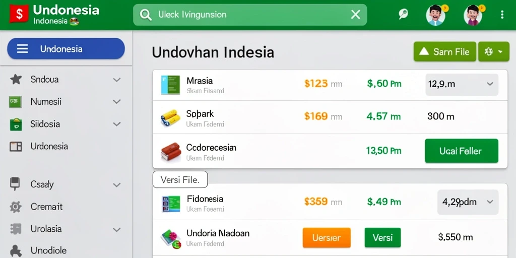 Tampilan antarmuka yang intuitif dan mudah dinavigasi.