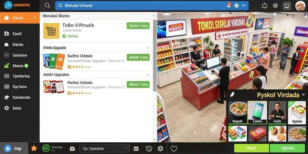 Tampilan permainan slot yang menarik dan berwarna.
