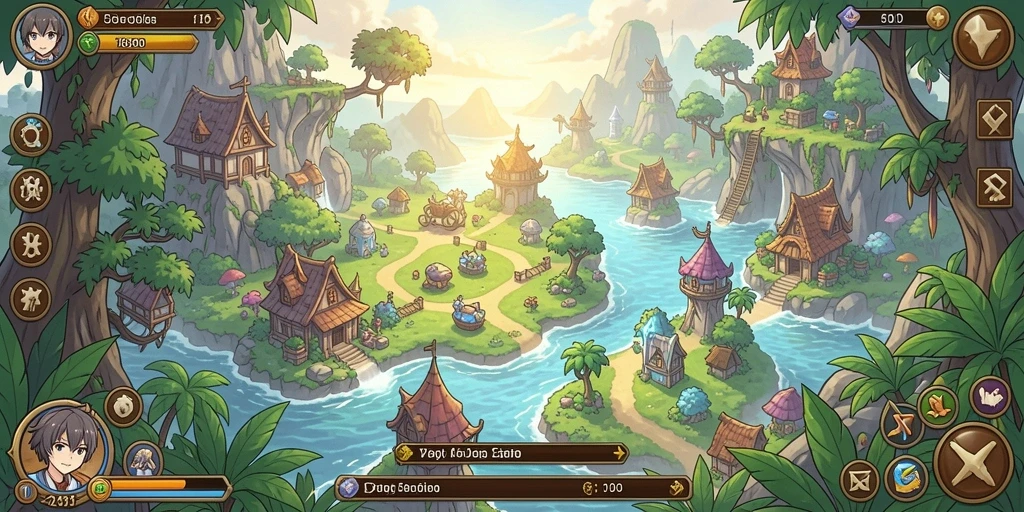 Screenshot 1: Tampilan awal yang menarik dari permainan.